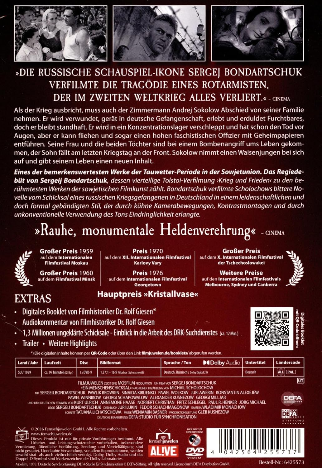 Ein Menschenschicksal (Filmjuwelen / DEFA