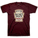Kerusso Unisex Christian Crewneck Short Sleeve Graphic T-Shirt Cotton Maroon Be Bold in Jesus Name
