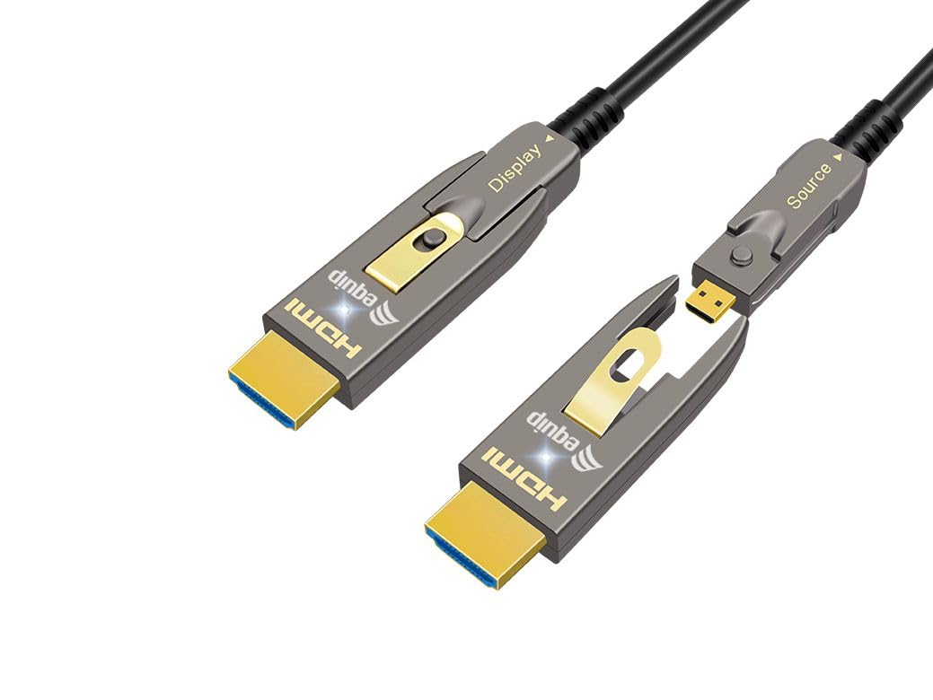 Equip HDMI HS Ethernet 2.1 D/A D-AOC 8K/60Hz | 20.00m Grey