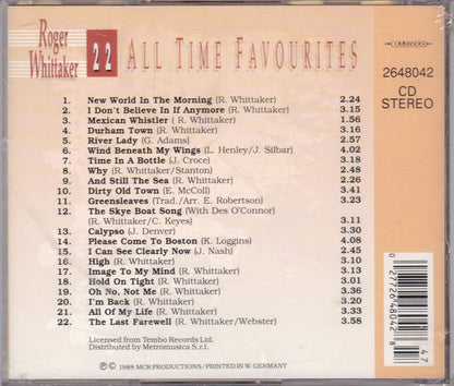 Roger Whittaker - 22 All Time Favourites