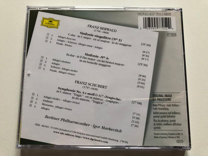 Schuberts Symphonie No.4 / Berwalds Symphonien No.3 & 4