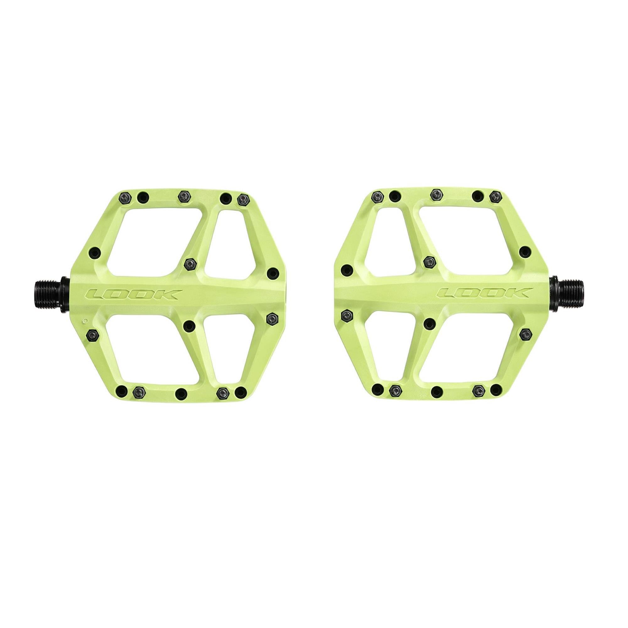 Look Trail Roc Fusion Flat MTB Pedals Lime