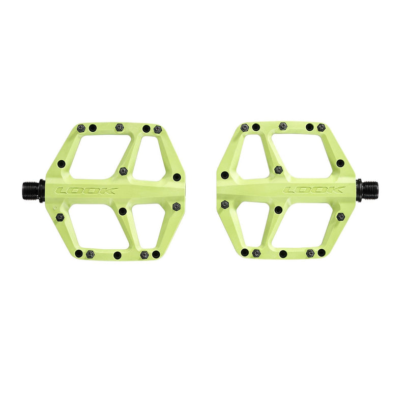 Look Trail Roc Fusion Flat MTB Pedals Lime