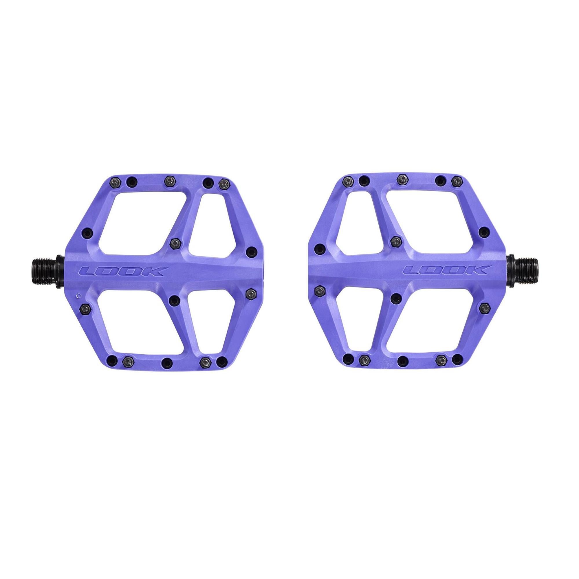 Look Trail Roc Fusion Flat MTB Pedals Purple