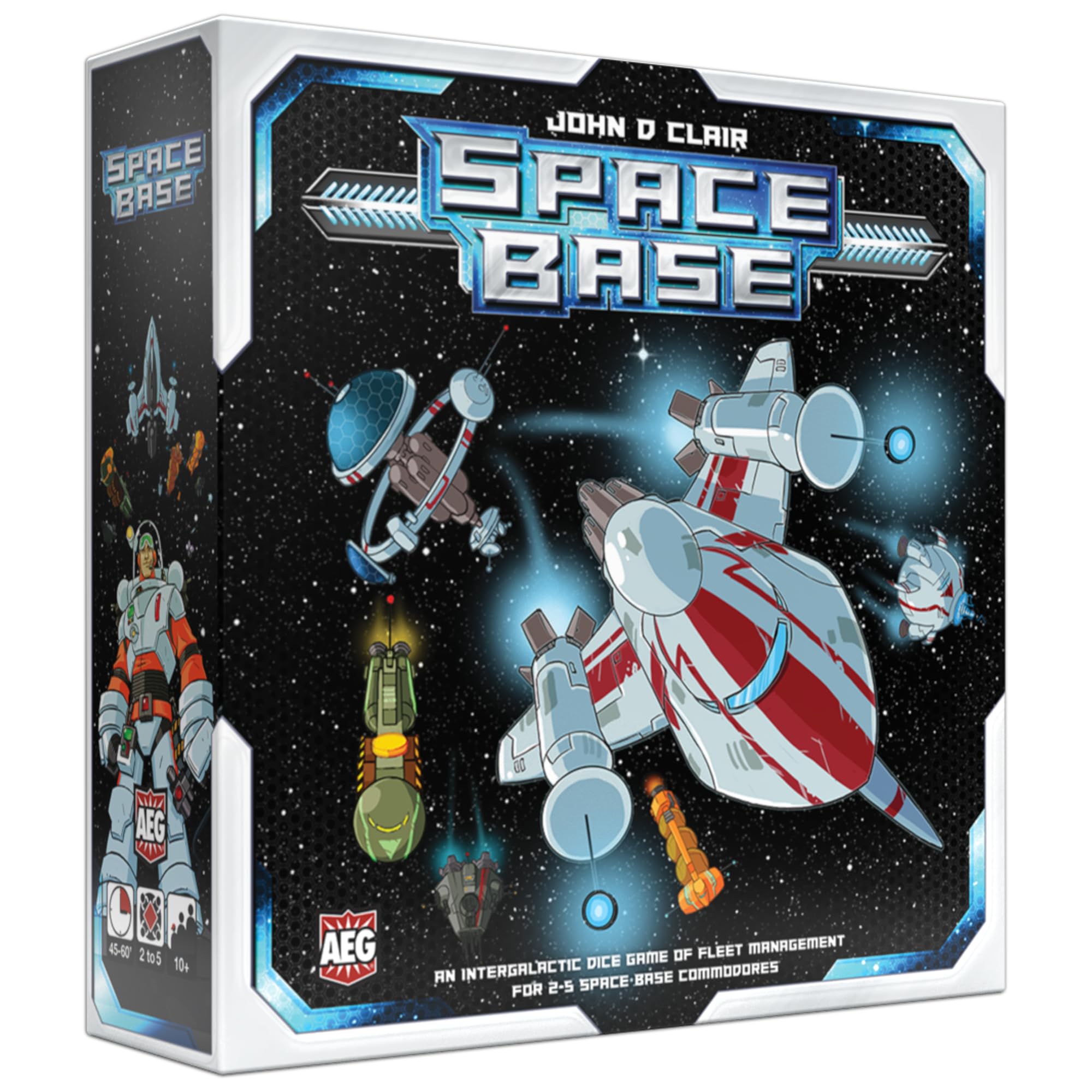 AEG Alderac Entertainment Group | Space Base Gioco di Dadi in Inglese per età 14+ | Gioco Strategico e Competitivo per 2-5 Giocatori