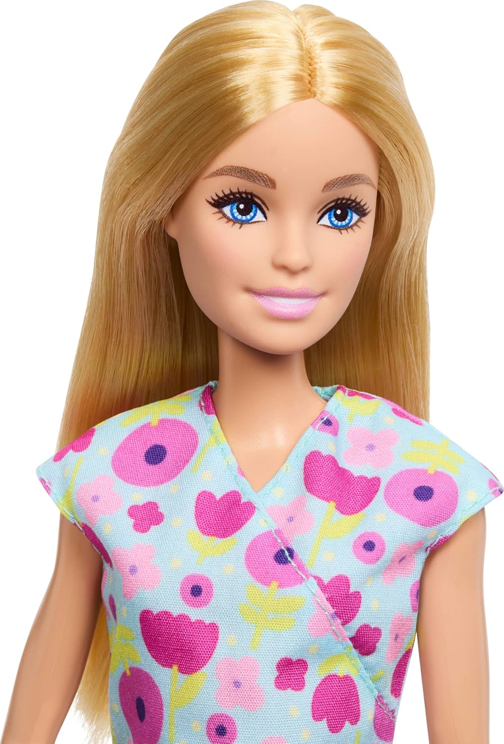 Barbie Careers Baby Doctor Playset with Blonde Doll Wearing Scrubs, 2 Baby Dolls, Examination Table & Accessories, JMK12