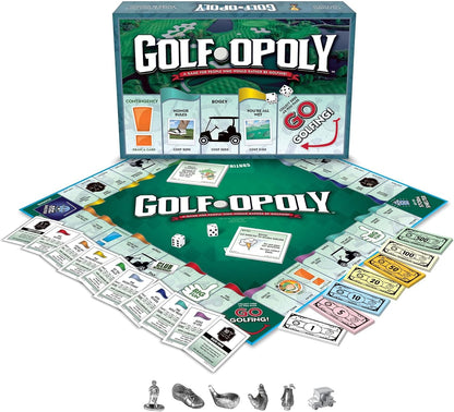 Golf-Opoly Trading Board Game - Family Game for Adults and Children - 2 to 6 Players - Strategy Fun For Ages 8 and Up - A Game Played From Tee To Green