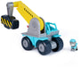Rubble & Crew - Motors Mega-Hammer-Fahrzeug, 25cm 2-in-1 Baufahrzeug mit Motor-Figur und abnehmbaren Werkzeugen, PAW Patrol Kinderspielzeug ab 3 Jahren