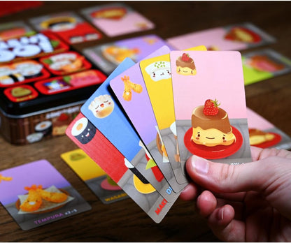 Gamewright , Sushi Go , Card Game , Ages 8+ , 2-5 Players , 15 Minutes Playing Time
