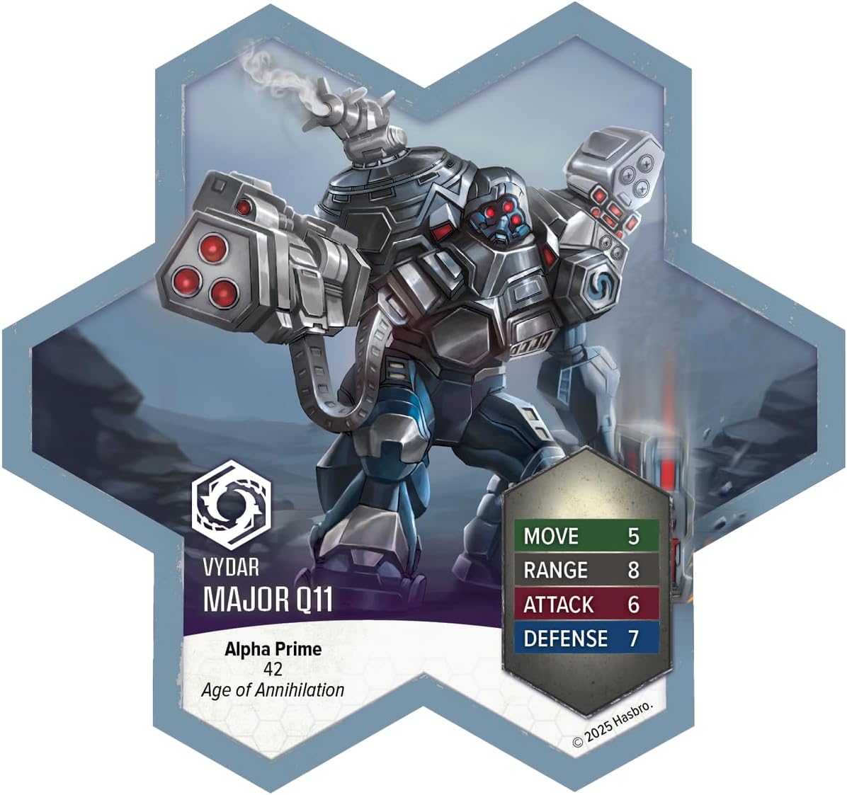 Renegade Heroscape: Major Q11 | Contains 1 Fully Painted Miniature | Highly Detailed, Fully Assembled | Ages 14+