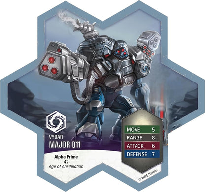 Renegade Heroscape: Major Q11 | Contains 1 Fully Painted Miniature | Highly Detailed, Fully Assembled | Ages 14+