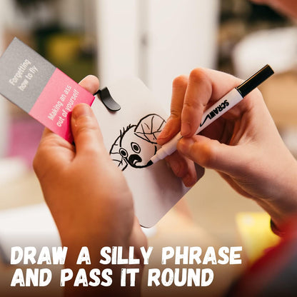 Scrawl Adult Board Game | Terrible Drawings and Ridiculous Guesses | Hilarious Board Game for Adults
