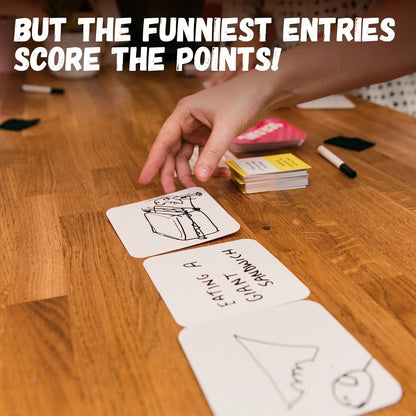 Scrawl Adult Board Game | Terrible Drawings and Ridiculous Guesses | Hilarious Board Game for Adults