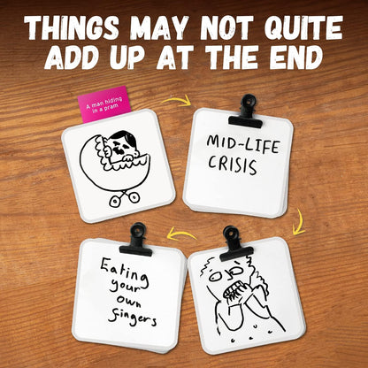 Scrawl Adult Board Game | Terrible Drawings and Ridiculous Guesses | Hilarious Board Game for Adults