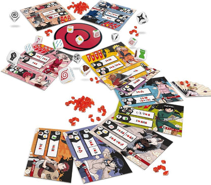 Don't Panic Games | Naruto Ninja Arena: Ultimate Box | Board Game | Ages 10+ | 2-6 Players | 15 Minutes