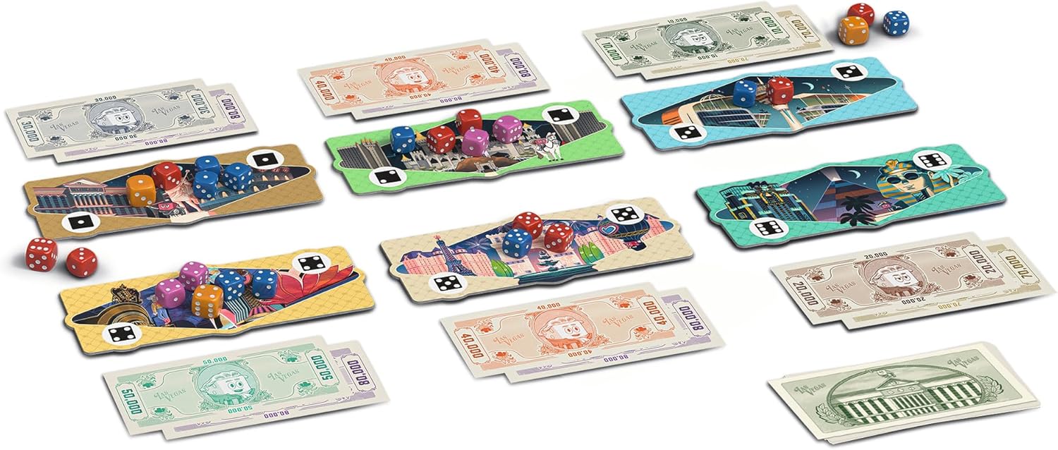 Ravensburger Las Vegas – Dice Game for Family or Friends - from 2 to 6 Players - Ages 8 and up