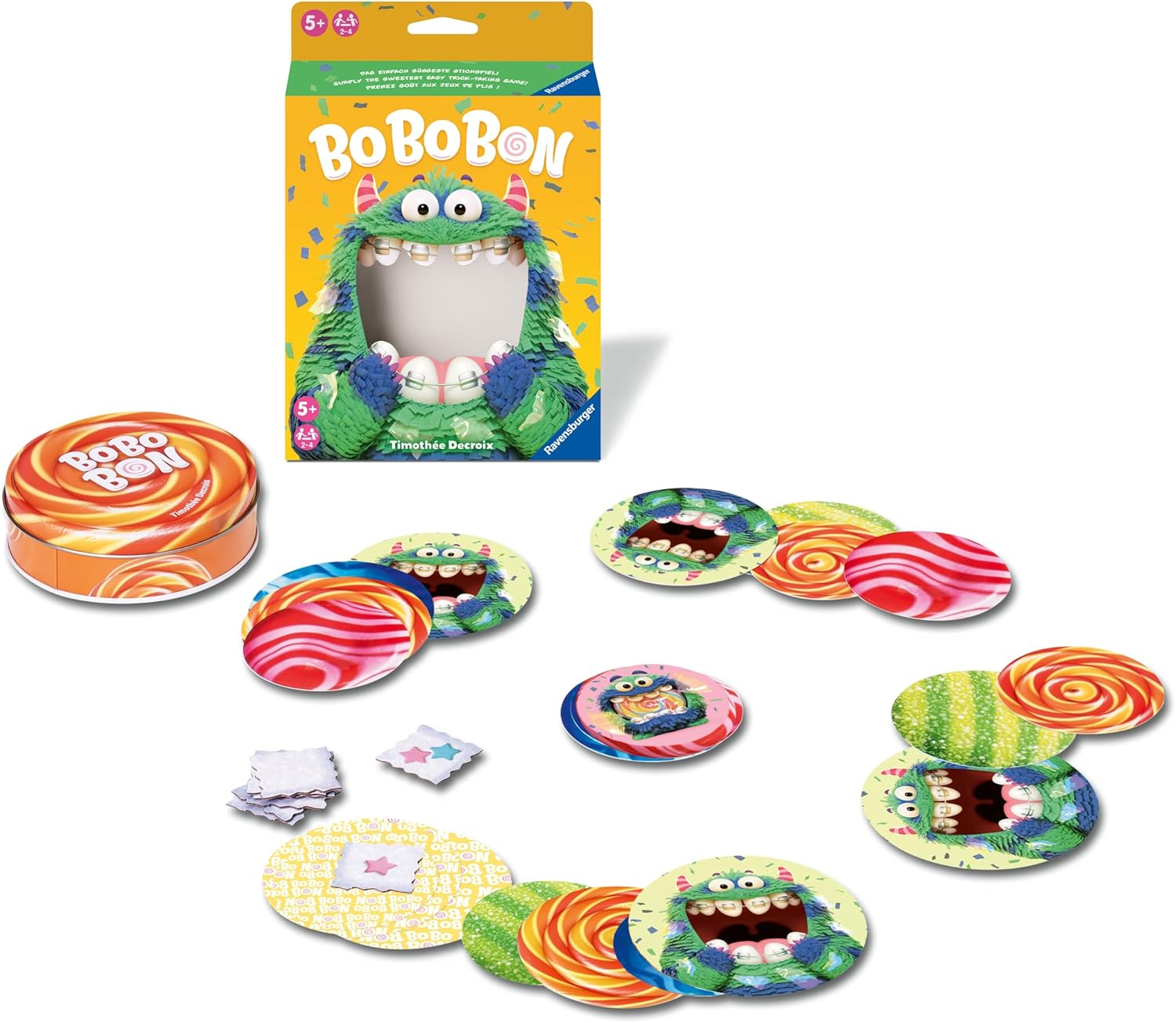 Ravensburger Bo Bo Bon Card Game - Card game for kids, aged 5 up