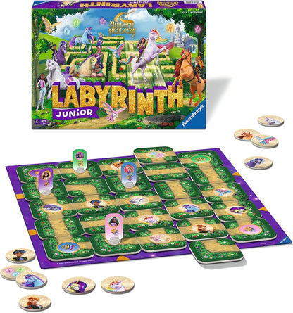 Ravensburger Unicorn Academy Labyrinth Junior The Moving Maze Game Family Strategy Board Game for Kids & Adults Age 4 Years Up - 2 to 4 Players