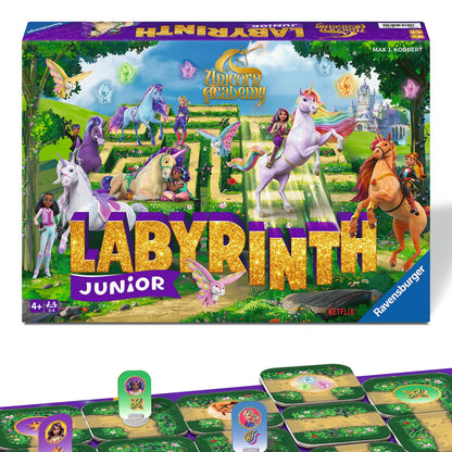 Ravensburger Unicorn Academy Labyrinth Junior The Moving Maze Game Family Strategy Board Game for Kids & Adults Age 4 Years Up - 2 to 4 Players
