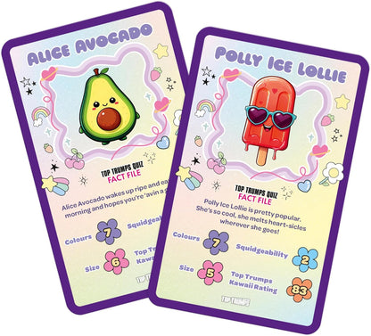 Top Trumps Specials Kawaii Kuddlies Card Game, Play with 30 of the sweetest foods, animals, and kitchen appliances, Educational gift for ages 6 plus