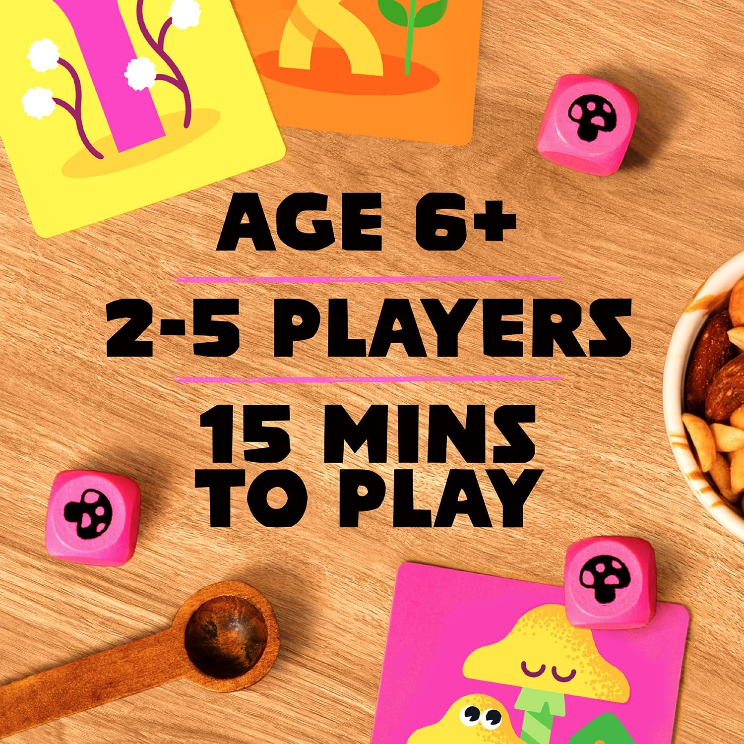 Stomp Stomp Chomp: Card Game Meets Treasure Hunt | Kids Game for 2-5 Players, Age 6+ | Perfect for Family Game Night, Birthdays and as a Gift | Best New Board Game