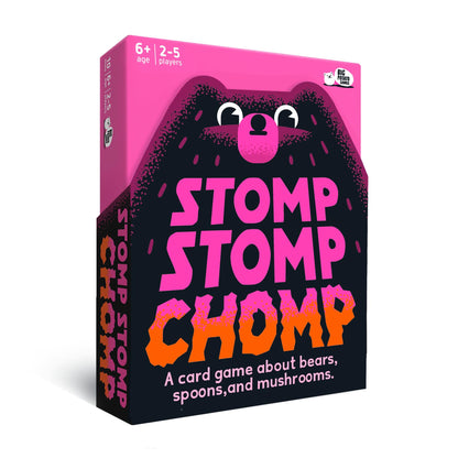 Stomp Stomp Chomp: Card Game Meets Treasure Hunt | Kids Game for 2-5 Players, Age 6+ | Perfect for Family Game Night, Birthdays and as a Gift | Best New Board Game