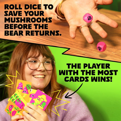 Stomp Stomp Chomp: Card Game Meets Treasure Hunt | Kids Game for 2-5 Players, Age 6+ | Perfect for Family Game Night, Birthdays and as a Gift | Best New Board Game