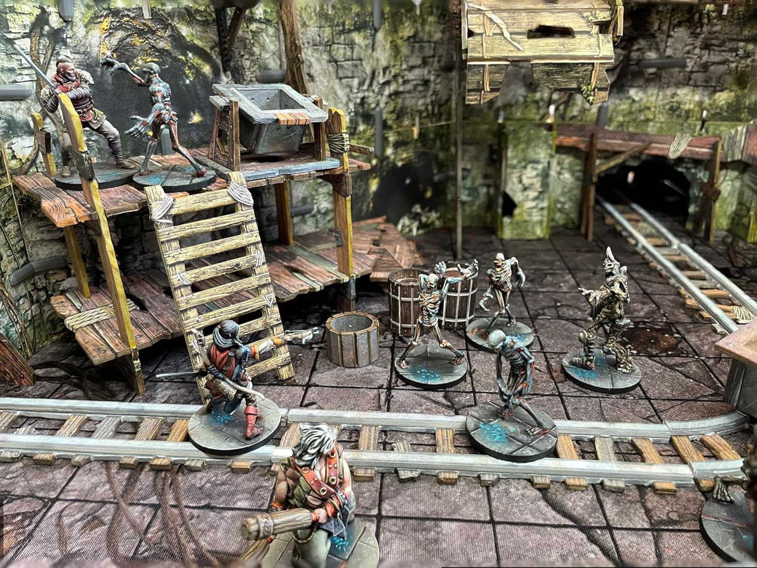 Battle Systems Fantasy Dungeon Terrain Mines of Meruta Terrain Immersive Scenery for D&D DND Maladum Pathfinder RPGs Full Color Heavy Duty Cardstock Printed Both Sides