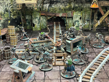 Battle Systems Fantasy Dungeon Terrain Mines of Meruta Terrain Immersive Scenery for D&D DND Maladum Pathfinder RPGs Full Color Heavy Duty Cardstock Printed Both Sides