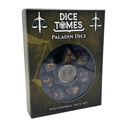 Polyhedral Dice Set - 8pcs Paladin Dice Set for DnD, Pathfinder & Tabletop RPGs