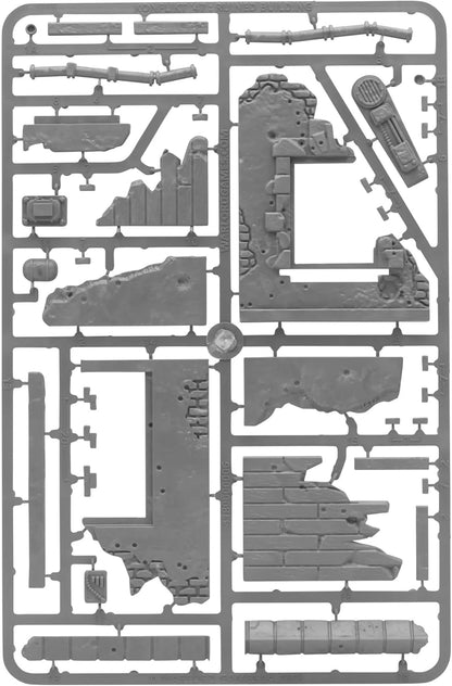Warlord Games Konflikt '47 Ruined Building Plastic Tabletop Scenery