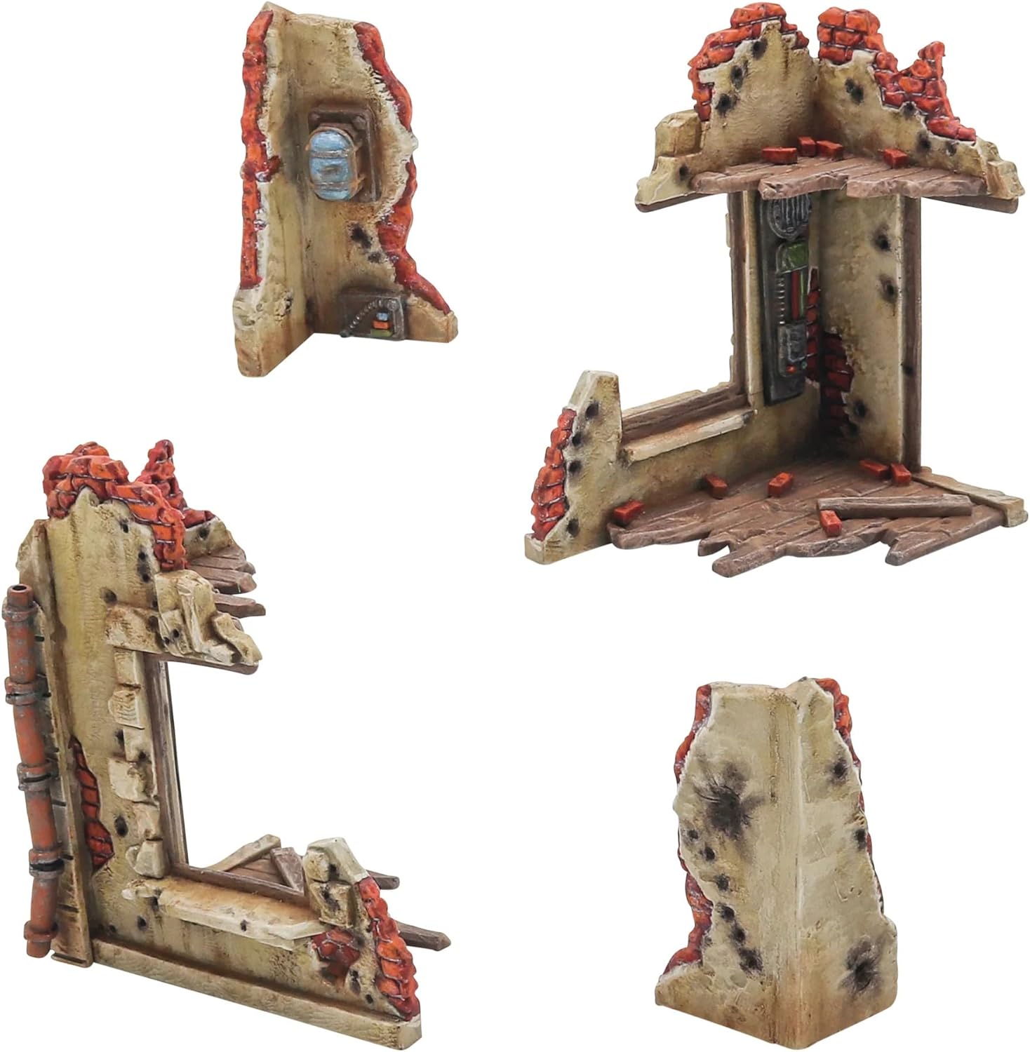 Warlord Games Konflikt '47 Ruined Building Plastic Tabletop Scenery