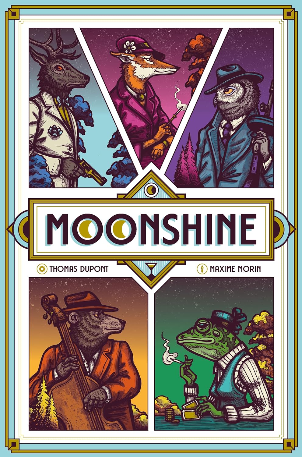 Hachette Board Games UK Moonshine, Board Game, 5 Players, 30 Minutes Play Time, Made in Poland