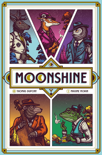 Hachette Board Games UK Moonshine, Board Game, 5 Players, 30 Minutes Play Time, Made in Poland