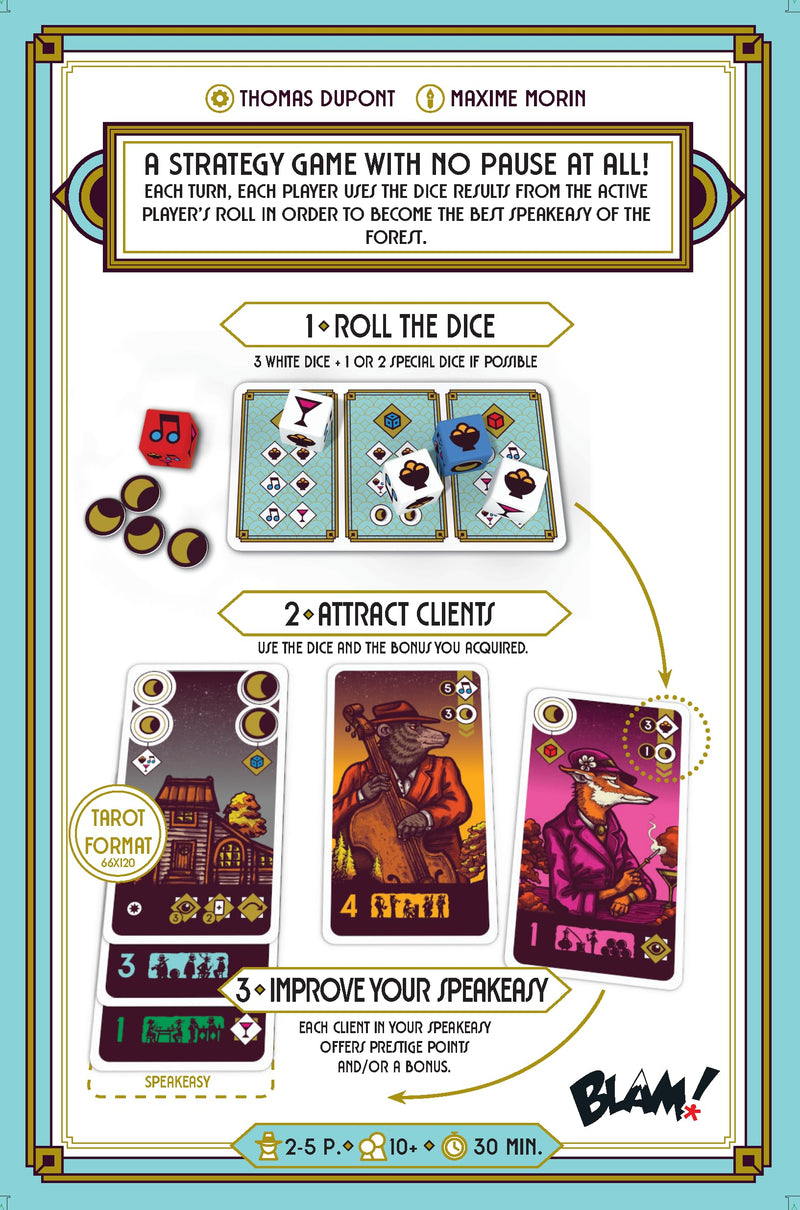 Hachette Board Games UK Moonshine, Board Game, 5 Players, 30 Minutes Play Time, Made in Poland