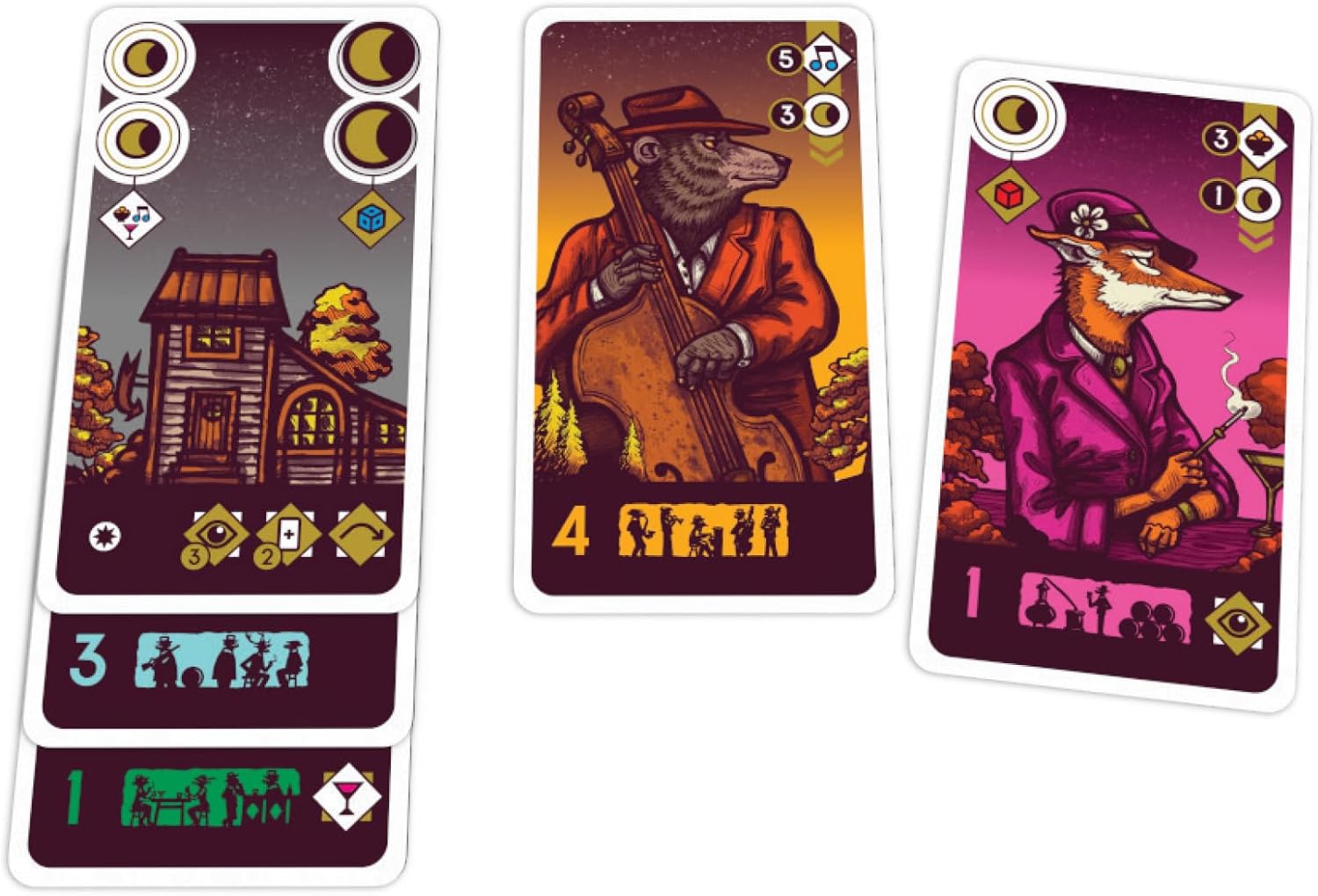 Hachette Board Games UK Moonshine, Board Game, 5 Players, 30 Minutes Play Time, Made in Poland