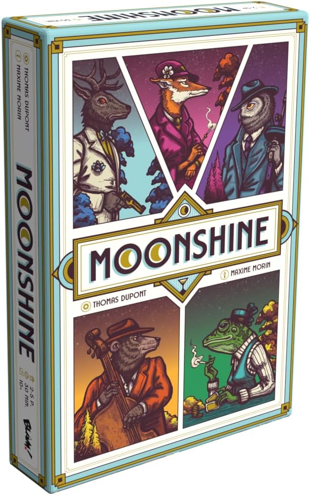 Hachette Board Games UK Moonshine, Board Game, 5 Players, 30 Minutes Play Time, Made in Poland