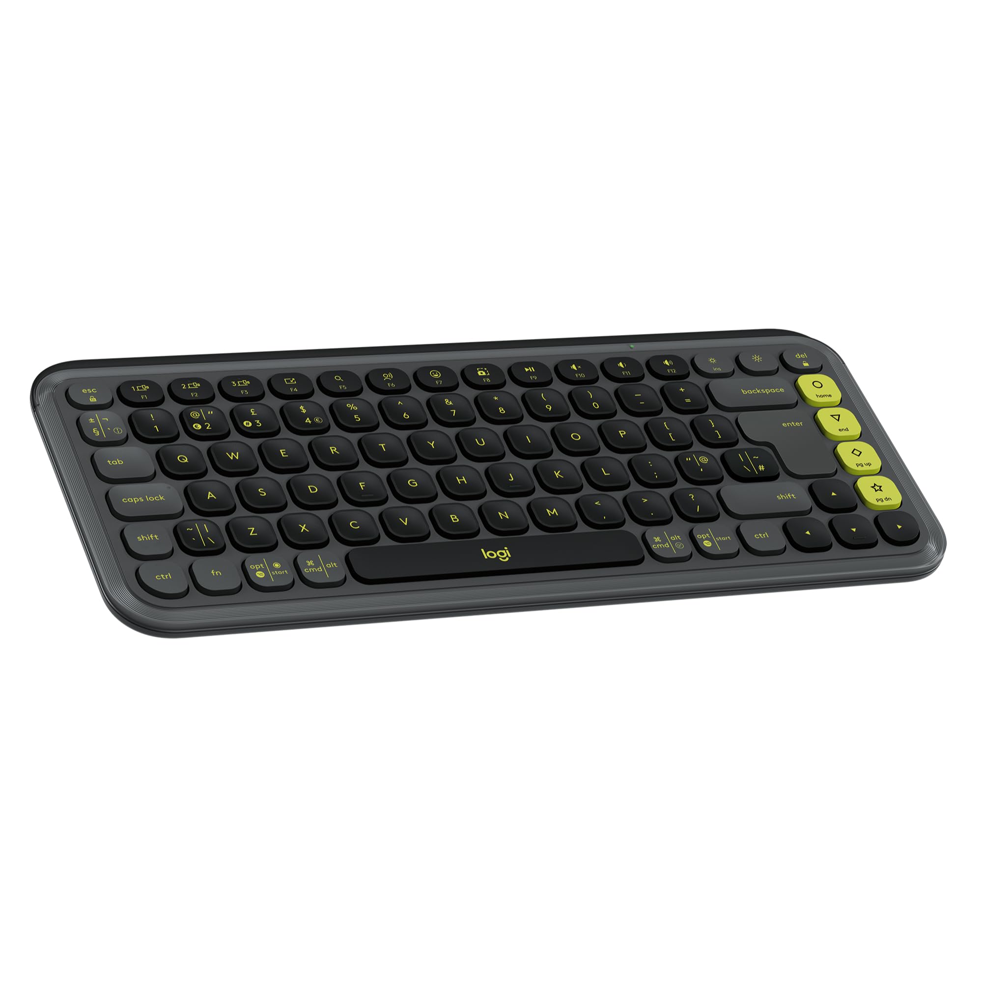 Logitech Pop Icon Keys - Keyboard - Wireless - Bluetooth Le - Qwerty - Uk - Graphite, Green