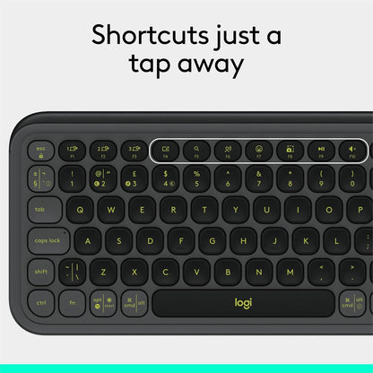 Logitech Pop Icon Keys - Keyboard - Wireless - Bluetooth Le - Qwerty - Uk - Graphite, Green