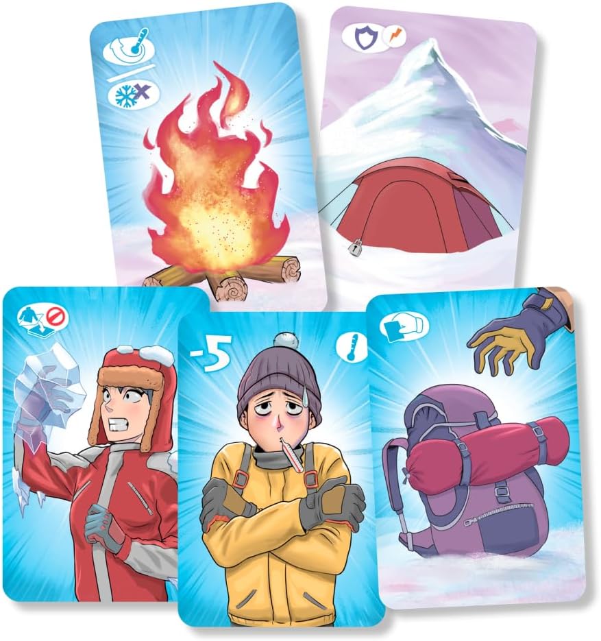 2Tomatoes Games | Everest Go! | Family Adventure & Strategy Card Game | Conquer World's Highest Top | Fast Games 15 Min | 2-4 Players | Multilingual
