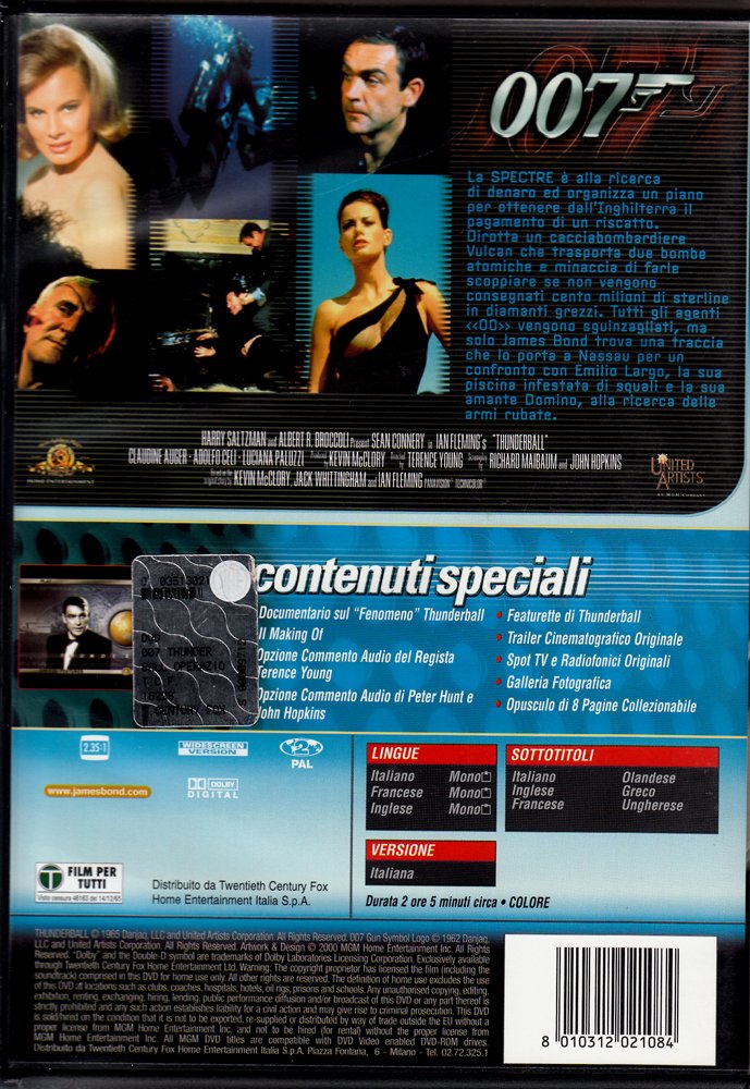 007 Thunderball - Operazione Tuono (Edizione Speciale