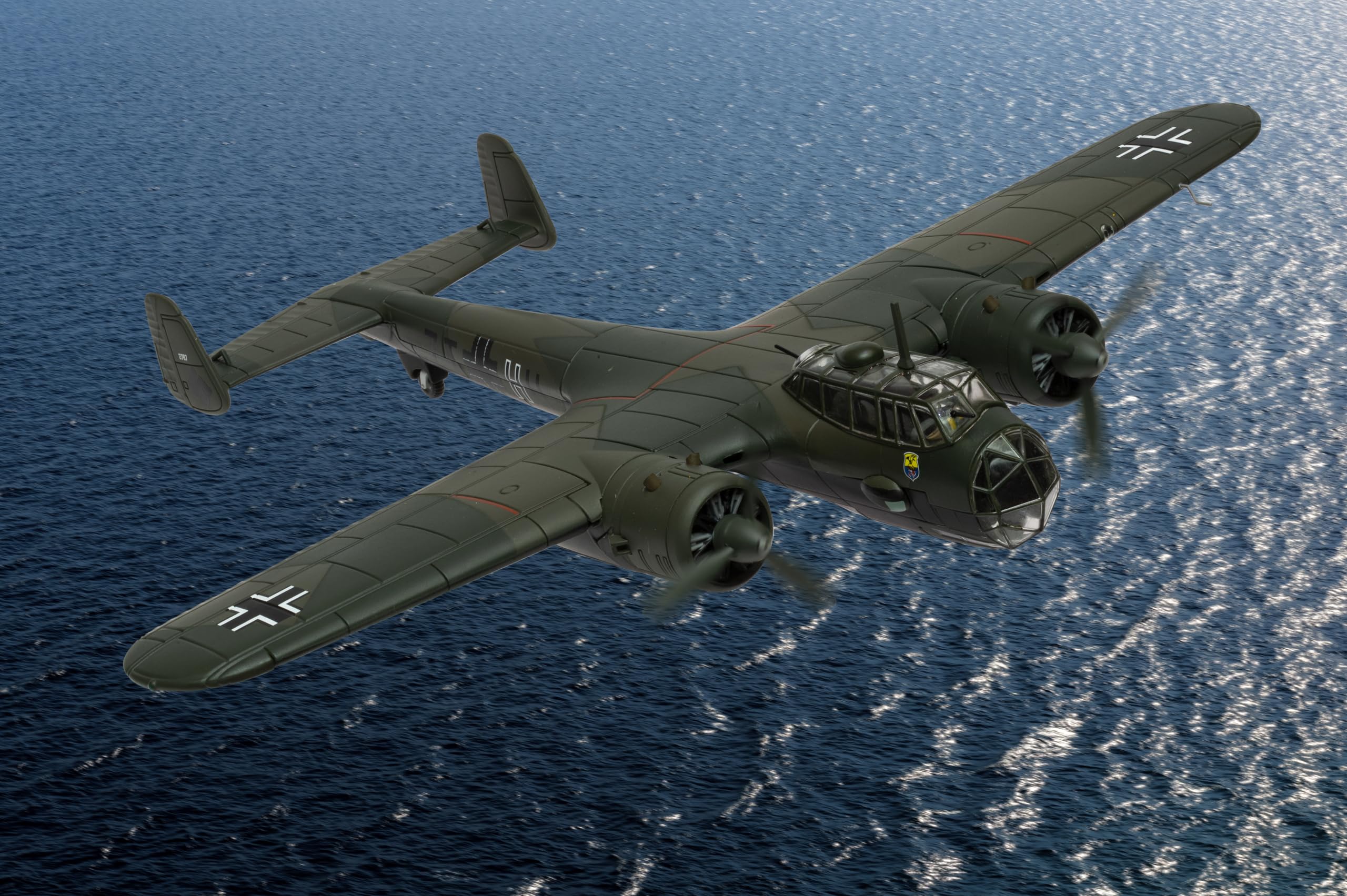 Corgi AA38809 Dornier D017Z-5, W.Nr.2787, 7T+HH, Oktober 1940, Flugzeugmodell aus Metallguss, Sammlerstück