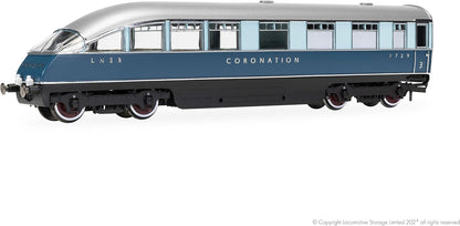 Hornby R40481 The OneOne Collection LNER Coronation Observation Car 1729 Railway Rolling Stock