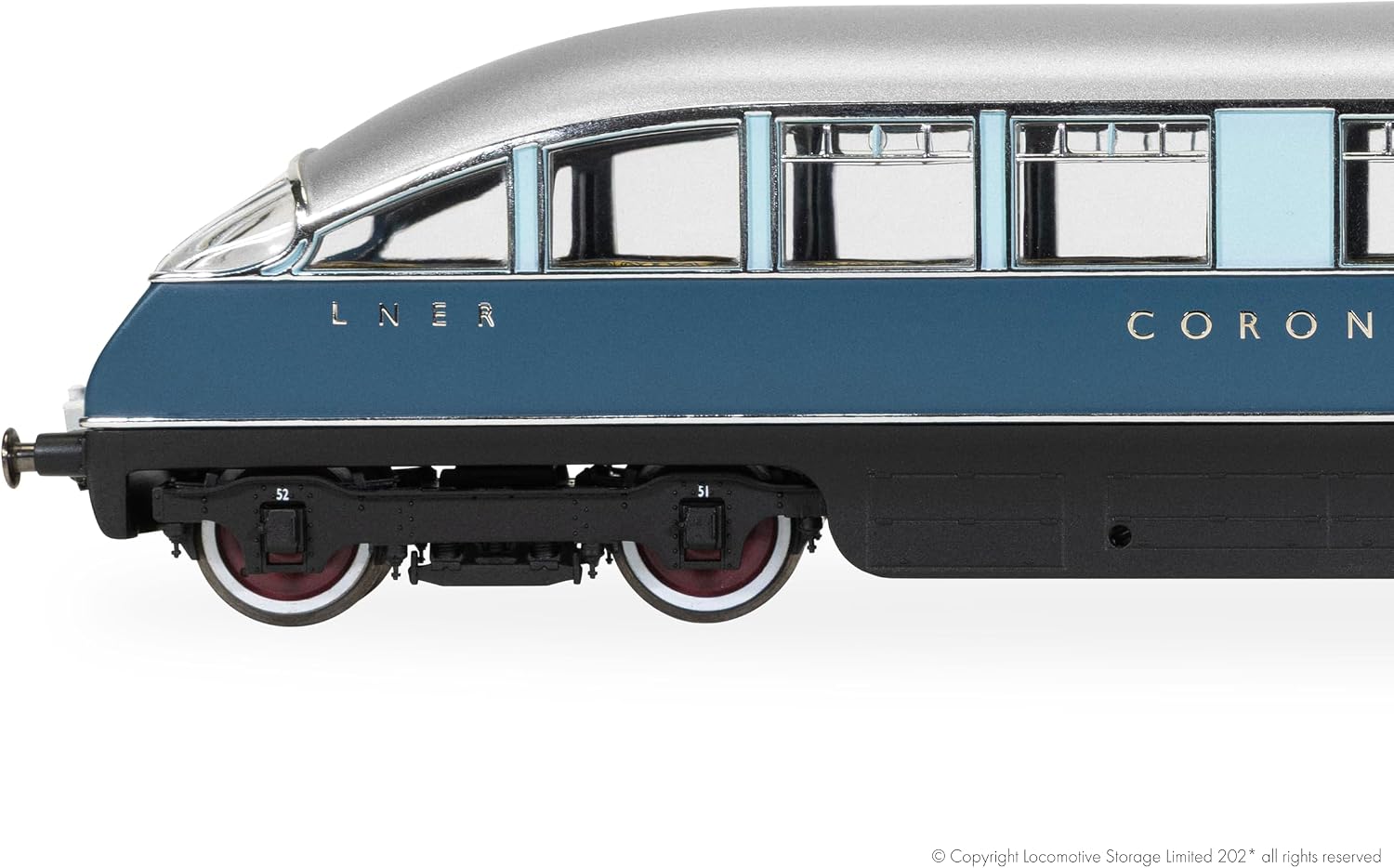 Hornby R40481 The OneOne Collection LNER Coronation Observation Car 1729 Railway Rolling Stock