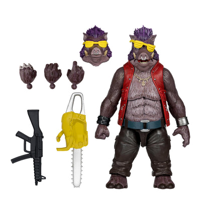 McFarlane Teenage Mutant Ninja Turtles (Page Punchers) Bebop 5in Action Figure with Comic Toys