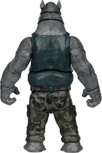 McFarlane Teenage Mutant Ninja Turtles (Page Punchers) Rocksteady 5in Action Figure with Comic Toys