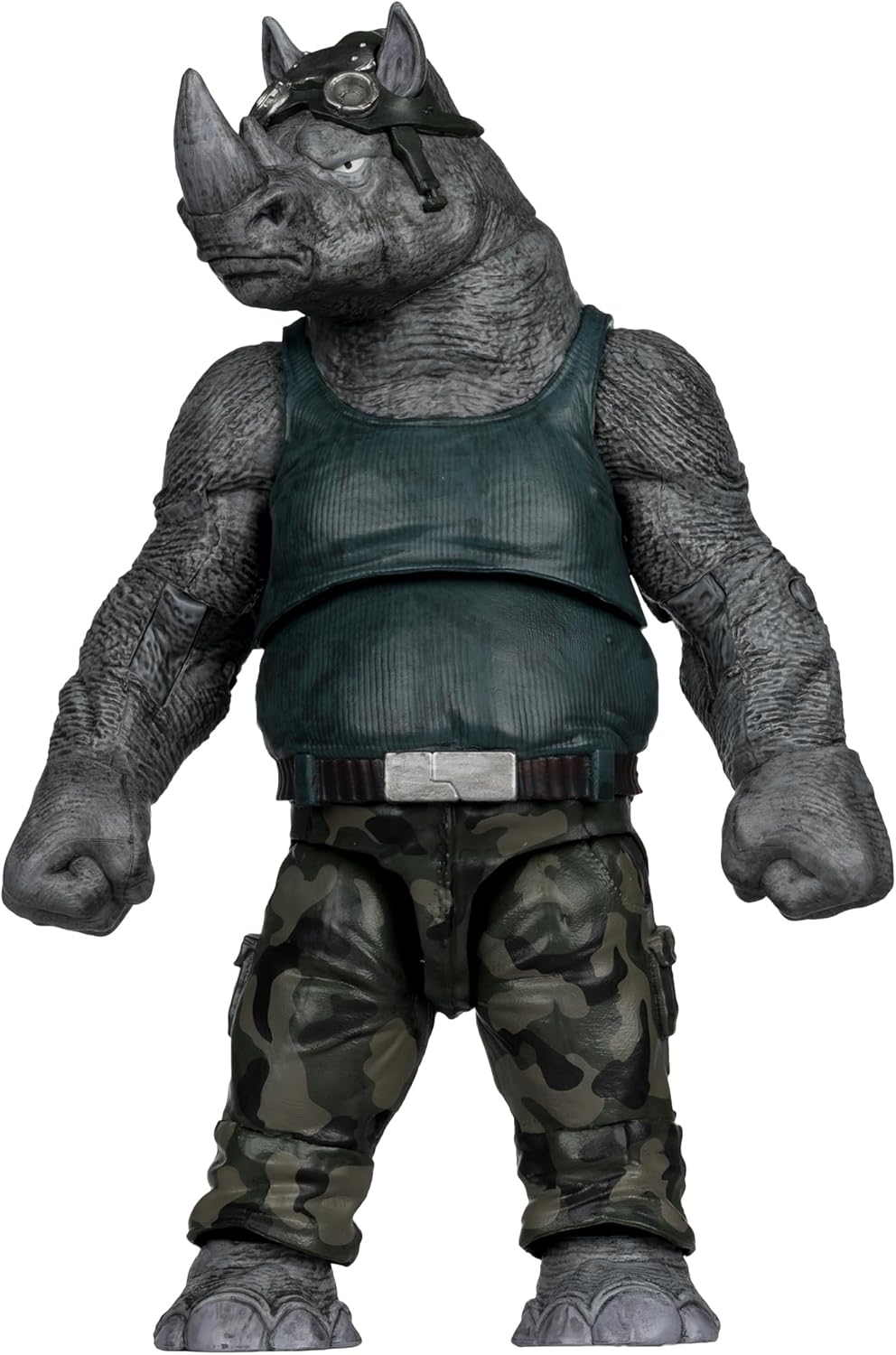 McFarlane Teenage Mutant Ninja Turtles (Page Punchers) Rocksteady 5in Action Figure with Comic Toys