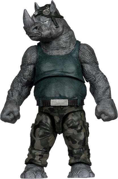 McFarlane Teenage Mutant Ninja Turtles (Page Punchers) Rocksteady 5in Action Figure with Comic Toys