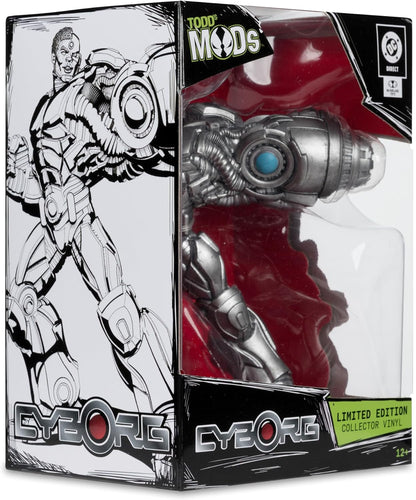 McFarlane DC Direct Cyborg Limited Edition Collector Vinyl (Todd's Mods) 4.5in Scale Posed Figure Toys