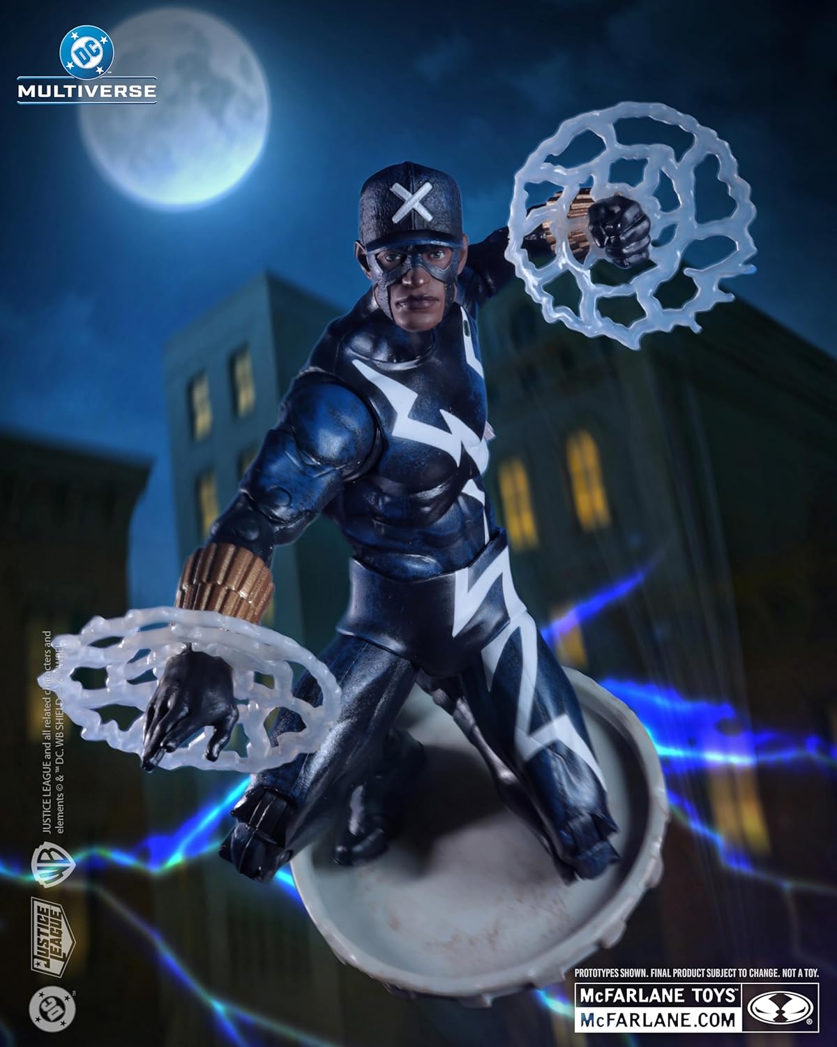 Dc Multiverse Action Figure Static Shock (Trial By Fire) (Gold Label) 18 Cm